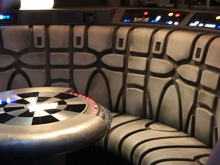 Millenium Falcon couch at Hollywood Studios